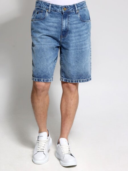 TRESOR ΒΕΡΜΟΥΔΑ DENIM ΑΝΔΡΙΚΗ ΜΠΛΕ 456052 DALLAS REGULAR FIT