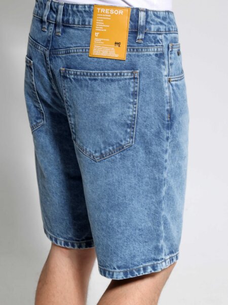TRESOR ΒΕΡΜΟΥΔΑ DENIM ΑΝΔΡΙΚΗ ΜΠΛΕ 456052 DALLAS REGULAR FIT