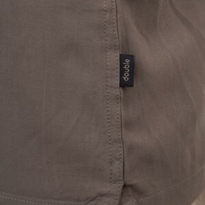 DOUBLE ΠΟΥΚΑΜΙΣΟ ΑΝΤΡΙΚΟ ΚΟΝΤΟΜΑΝΙΚΟ ΧΑΚΙ-IRON GREY 251GS-5069 REGULAR FIT