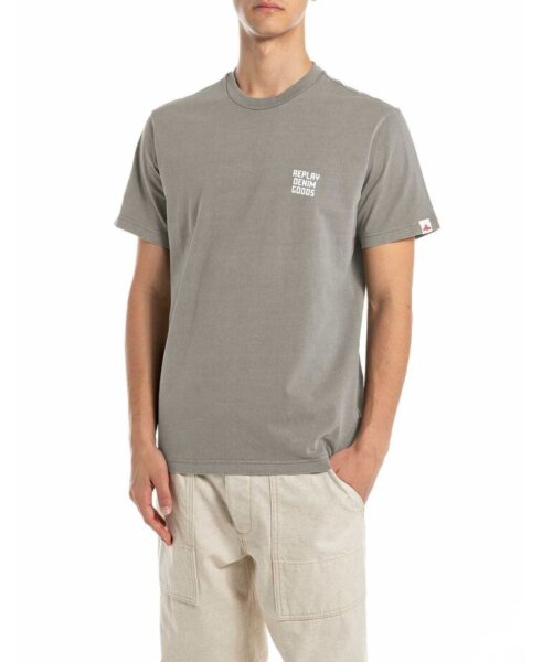 REPLAY T-SHIRT ΑΝΔΡΙΚΟ ΓΚΡΙ M3238.000.22662G.589 REGULAR FIT