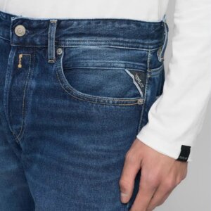 REPLAY JEAN ΑΝΔΡΙΚΟ ΜΠΛΕ GROVER MA972.000.886.0C1.007 STRAIGHT FIT