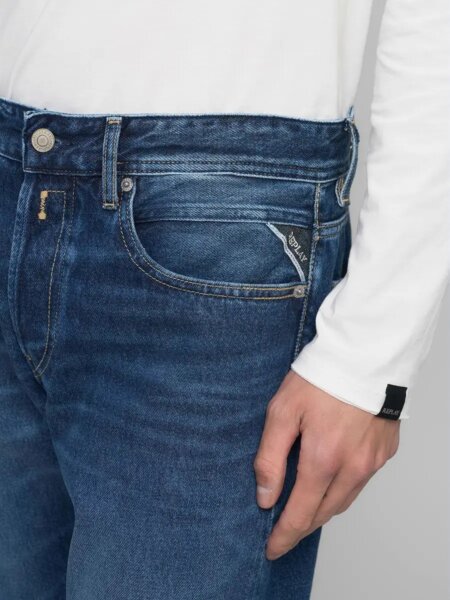 REPLAY JEAN ΑΝΔΡΙΚΟ ΜΠΛΕ GROVER MA972.000.886.0C1.007 STRAIGHT FIT