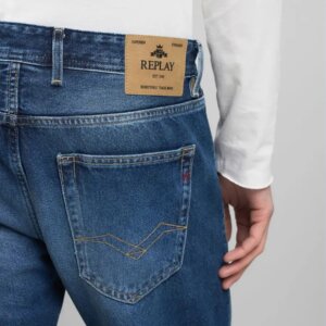 REPLAY JEAN ΑΝΔΡΙΚΟ ΜΠΛΕ GROVER MA972.000.886.0C1.007 STRAIGHT FIT