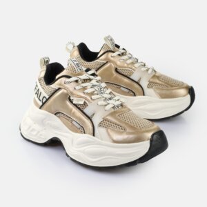 BUFFALO SNEAKER ΓΥΝΑΙΚΕΙΟ YUNO 1636472 CREAM/GOLD/BLACK