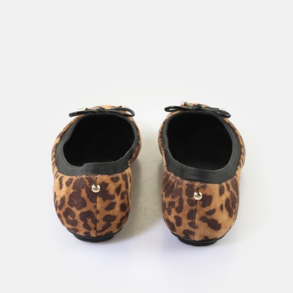 BUFFALO ΜΠΑΛΑΡΙΝΑ BALLET OG 1620041 BLACK/BROWN LEO