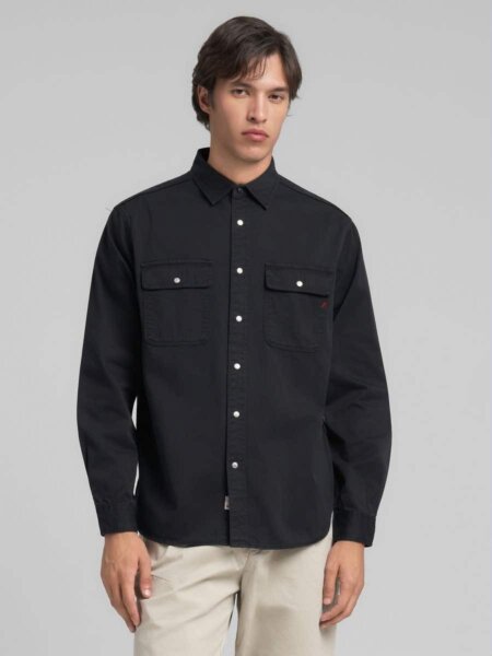REPLAY ΠΟΥΚΑΜΙΣΟ ΑΝΔΡΙΚΟ OXFORD ΜΑΥΡΟ M4147.000.84762G.098 REGULAR FIT