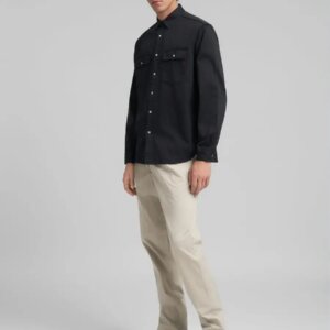 REPLAY ΠΟΥΚΑΜΙΣΟ ΑΝΔΡΙΚΟ OXFORD ΜΑΥΡΟ M4147.000.84762G.098 REGULAR FIT
