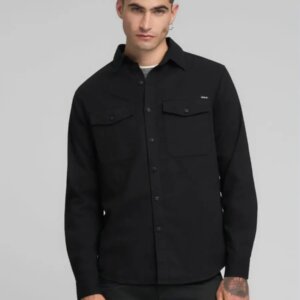 REPLAY ΠΟΥΚΑΜΙΣΟ DENIM ΑΝΔΡΙΚΟ ΜΑΥΡΟ M4124.000.862B02.098 REGULAR FIT