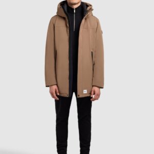 KHUJO JACKET PARKA ΑΝΔΡΙΚΟ MIDI ΚΑΦΕ KANN 2246JK253 563-RUS-BRO REGULAR FIT