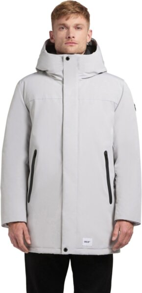 KHUJO JACKET PARKA ΑΝΔΡΙΚΟ MIDI ΓΚΡΙ KANN 2246JK253 290-PLA-GRY REGULAR FIT