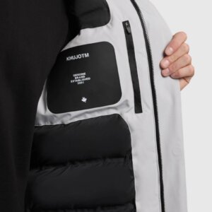 KHUJO JACKET PARKA ΑΝΔΡΙΚΟ MIDI ΓΚΡΙ KANN 2246JK253 290-PLA-GRY REGULAR FIT
