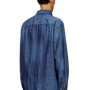 DIESEL ΠΟΥΚΑΜΙΣΟ DENIM ΜΠΛΕ A03534-0DBDB-01 D-SIMPLY REGULAR FIT