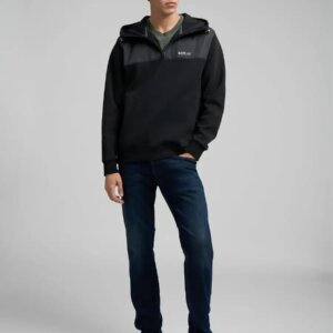 REPLAY ΦΟΥΤΕΡ ΑΝΔΡΙΚΟ HALF ZIP ΜΑΥΡΟ M3178.000.23665.098 REGULAR FIT