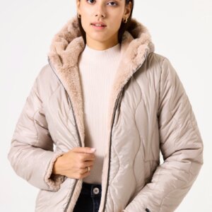 GARCIA JACKET ΓΟΥΝΙΝΟ ΓΥΝΑΙΚΕΙΟ ΔΙΠΛΗΣ ΟΨΗΣ ΚΑΦΕ GJ500909-3459 COMFORT FIT