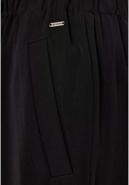 FUNKY BUDDHA ΠΑΝΤΕΛΟΝΑ WIDE LEG ΓΥΝΑΙΚΕΙΑ ΜΑΥΡΗ FBL012-135-02 COMFORT FIT