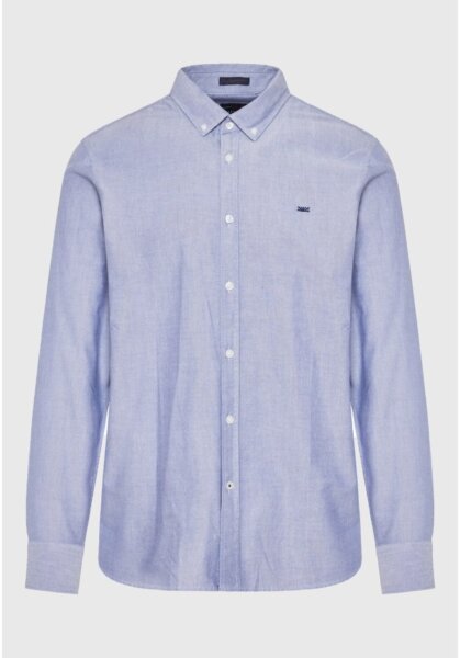FUNKY BUDDHA ΠΟΥΚΑΜΙΣΟ ΑΝΔΡΙΚΟ OXFORD IMPERIAL PURPLE MEL FBM012-001-05 REGULAR FIT