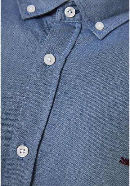FUNKY BUDDHA ΠΟΥΚΑΜΙΣΟ ΑΝΔΡΙΚΟ OXFORD INDIGO MEL FBM012-001-05 REGULAR FIT