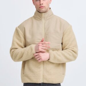 BLEND ΖΑΚΕΤΑ FLEECE ΑΝΔΡΙΚΗ ΜΠΕΖ BHEVON 20718652-141107 REGULAR FIT