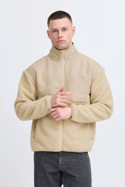 BLEND ΖΑΚΕΤΑ FLEECE ΑΝΔΡΙΚΗ ΜΠΕΖ BHEVON 20718652-141107 REGULAR FIT