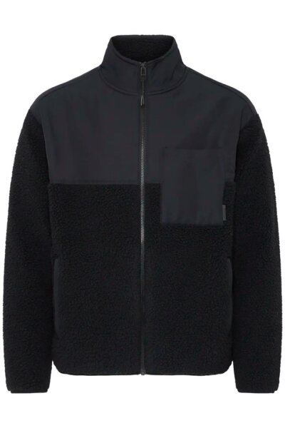 BLEND ΖΑΚΕΤΑ FLEECE ΑΝΔΡΙΚΗ ΜΑΥΡΗ BHEVON 20718652-194007 REGULAR FIT
