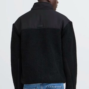 BLEND ΖΑΚΕΤΑ FLEECE ΑΝΔΡΙΚΗ ΜΑΥΡΗ BHEVON 20718652-194007 REGULAR FIT