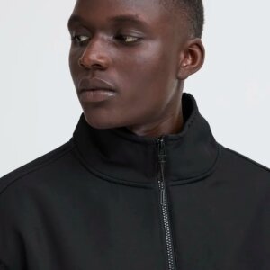 BLEND ΖΑΚΕΤΑ FLEECE ΑΝΔΡΙΚΗ ΜΑΥΡΗ BHEVON 20718652-194007 REGULAR FIT