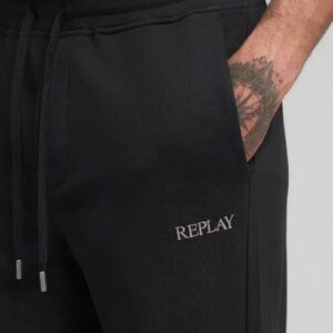 REPLAY ΠΑΝΤΕΛΟΝΙ ΦΟΥΤΕΡ ΑΝΔΡΙΚΟ M9052.000.23802.098 ΜΑΥΡΟ REGULAR FIT