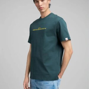 REPLAY T-SHIRT ΑΝΔΡΙΚΟ ΒΑΜΒΑΚΙ ΠΡΑΣΙΝΟ M3253.000.23804.135 REGULAR FIT