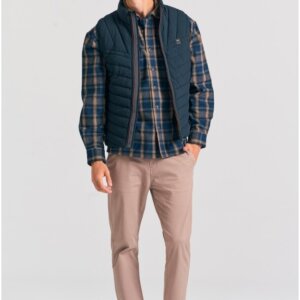FUNKY BUDDHA JACKET ΑΜΑΝΙΚΟ ΑΝΔΡΙΚΟ ΜΠΛΕ ΣΚΟΥΡΟ FBM012-001-01 REGULAR FIT