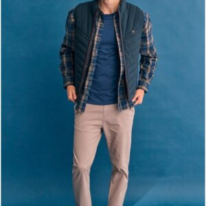 FUNKY BUDDHA JACKET ΑΜΑΝΙΚΟ ΑΝΔΡΙΚΟ ΜΠΛΕ ΣΚΟΥΡΟ FBM012-001-01 REGULAR FIT