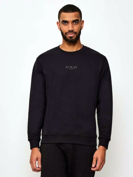 REPLAY ΦΟΥΤΕΡ ΑΝΔΡΙΚΟ ΜΑΥΡΟ M3187.000.23802.098 REGULAR FIT