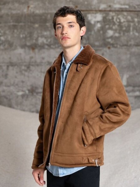 SPLENDID JACKET ΜΟΥΤΟΝ ΑΝΤΡΙΚΟ ΚΑΦΕ-CAMEL 52-201-027 REGULAR FIT