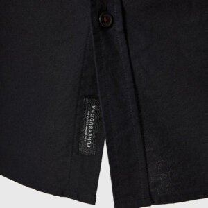 FUNKY BUDDHA ΠΟΥΚΑΜΙΣΟ ΑΝΔΡΙΚΟ OXFORD ΜΑΥΡΟ FBM012-002-05 REGULAR FIT