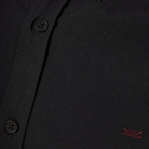 FUNKY BUDDHA ΠΟΥΚΑΜΙΣΟ ΑΝΔΡΙΚΟ OXFORD ΜΑΥΡΟ FBM012-002-05 REGULAR FIT