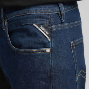 REPLAY JEAN ΑΝΔΡΙΚΟ ΜΠΛΕ ΣΚΟΥΡΟ GROVER MA972.000.573920.007 STRAIGHT FIT