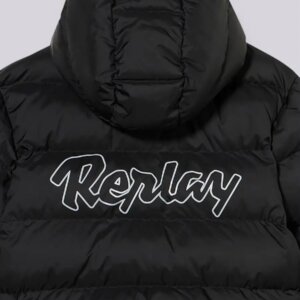 REPLAY JACKET ΠΑΙΔΙΚΟ ΜΑΥΡΟ-ΚΟΚΚΙΝΟ ΔΙΠΛΗΣ ΩΨΕΩΣ SB8220.050.89122.656 REGULAR FIT