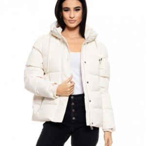 BISTON JACKET ΓΥΝΑΙΚΕΙΟ ΚΟΝΤΟ ΛΕΥΚΟ 50-101-002 REGULAR FIT