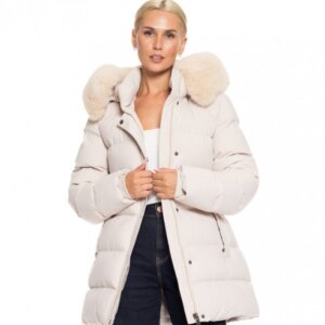 BISTON JACKET ΓΥΝΑΙΚΕΙΟ ΚΟΝΤΟ ΜΠΕΖ 52-101-099 REGULAR FIT