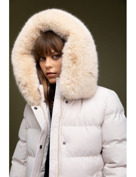 BISTON JACKET ΓΥΝΑΙΚΕΙΟ ΚΟΝΤΟ ΜΠΕΖ 52-101-099 REGULAR FIT