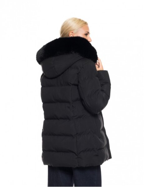 BISTON JACKET ΓΥΝΑΙΚΕΙΟ ΚΟΝΤΟ ΜΑΥΡΟ 52-101-099 REGULAR FIT