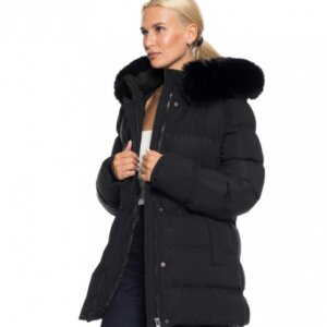 BISTON JACKET ΓΥΝΑΙΚΕΙΟ ΚΟΝΤΟ ΜΑΥΡΟ 52-101-099 REGULAR FIT