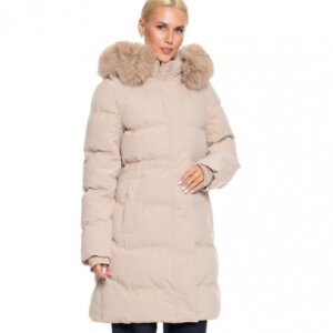 BISTON JACKET ΓΥΝΑΙΚΕΙΟ ΜΑΚΡΥ ΜΠΕΖ 52-101-104 REGULAR FIT