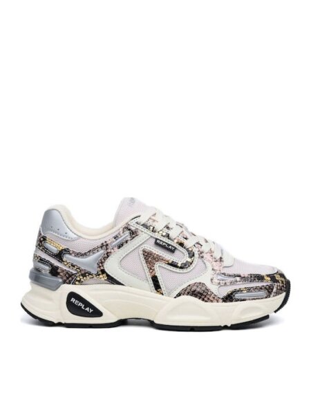 REPLAY SNEAKER ΓΥΝΑΙΚΕΙΟ ΛΕΥΚΟ DESTINY W SNAKE GWS9N.000.C00015T-2608