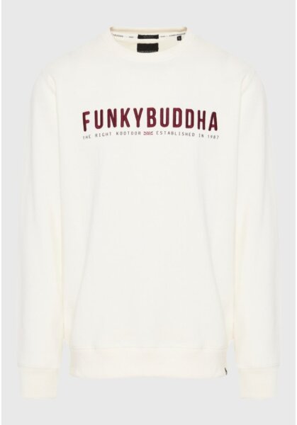 FUNKY BUDDHA ΦΟΥΤΕΡ ΑΝΔΡΙΚΟ ΛΕΥΚΟ FBM012-004-06 REGULAR FIT