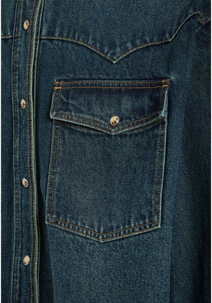 FUNKY BUDDHA JACKET DENIM DIRTY BLUE FBM012-066-05 REGULAR FIT
