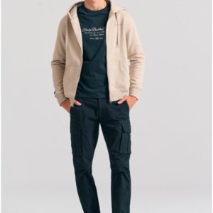 FUNKY BUDDHA ΦΟΥΤΕΡ ΖΑΚΕΤΑ ΑΝΔΡΙΚΗ ΓΚΡΙ FBM012-001-06 REGULAR FIT