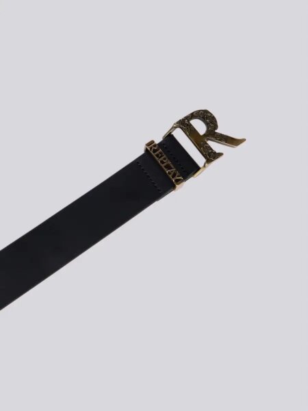 REPLAY ΖΩΝΗ ΓΥΝΑΙΚΕΙΑ ΔΕΡΜΑ ΜΑΥΡΗ AW2608.000.A0500C.0099