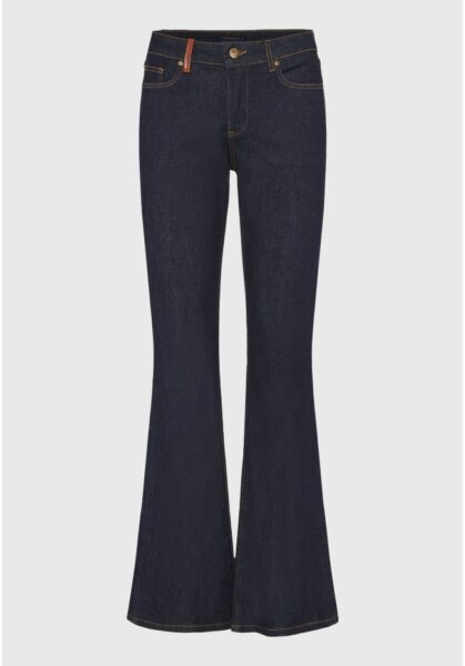 FUNKY BUDDHA JEAN ΓΥΝΑΙΚΕΙΟ ΜΠΛΕ ΣΚΟΥΡΟ FBL012-173-02 FLARE FIT