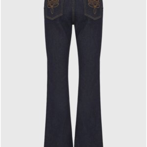 FUNKY BUDDHA JEAN ΓΥΝΑΙΚΕΙΟ ΜΠΛΕ ΣΚΟΥΡΟ FBL012-173-02 FLARE FIT
