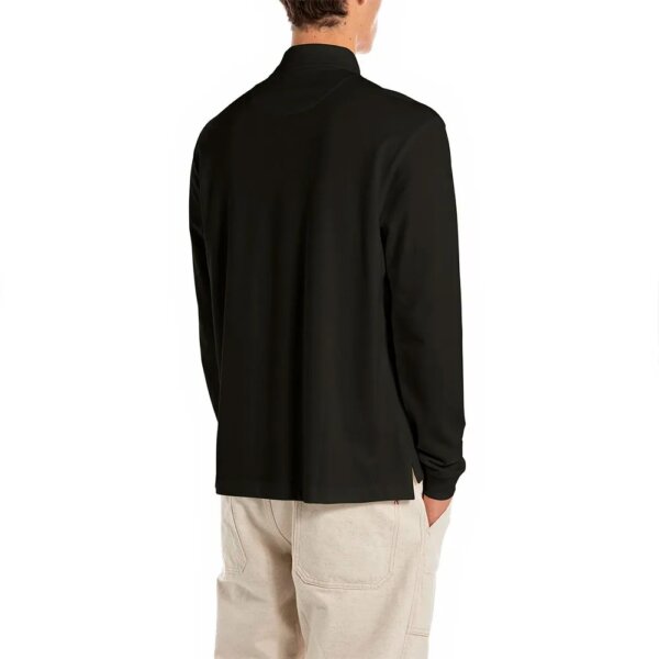 REPLAY POLO ΜΑΚΡΥΜΑΝΙΚΟ ΑΝΔΡΙΚΟ ΜΑΥΡΟ M3268.000.21868.098 REGULAR FIT